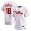 Brandon Marsh Philadelphia Phillies Nike Home Limited Player Jersey - White - Front View