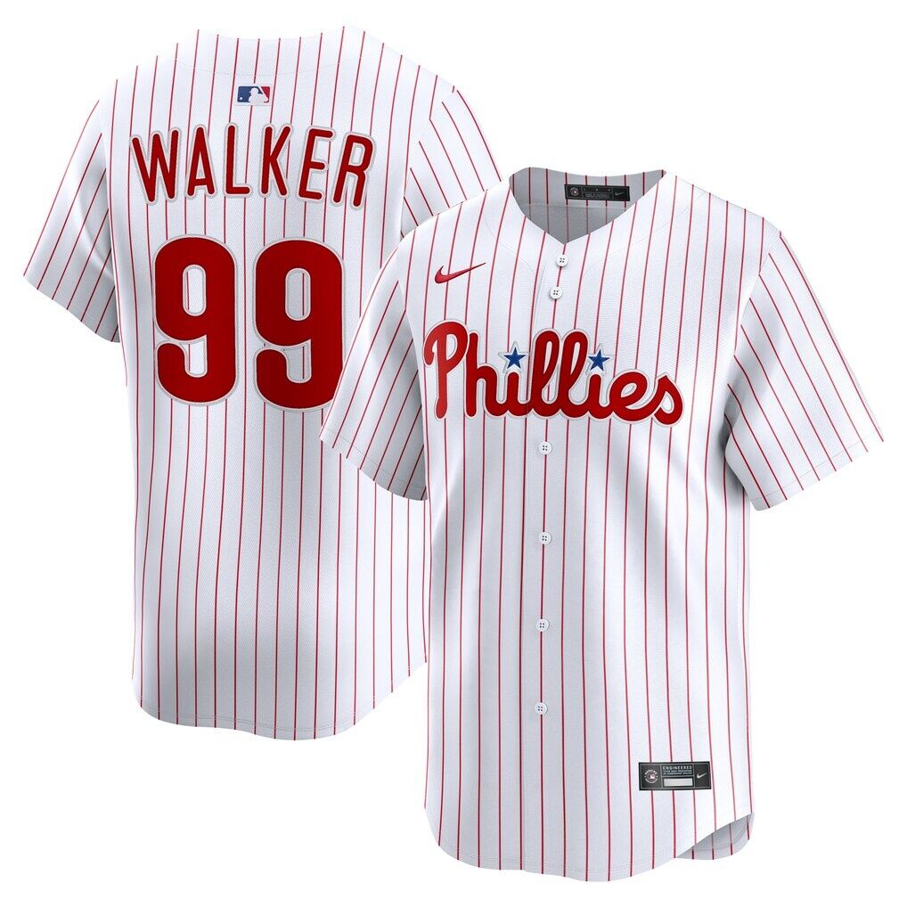 Taijuan Walker Philadelphia Phillies Nike Home Limited Player Jersey