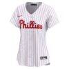 Trea Turner Philadelphia Phillies Nike Women's Home Limited Player Jersey - White - Side View