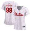 Taijuan Walker Philadelphia Phillies Nike Women's Home Limited Player Jersey - White - Front View