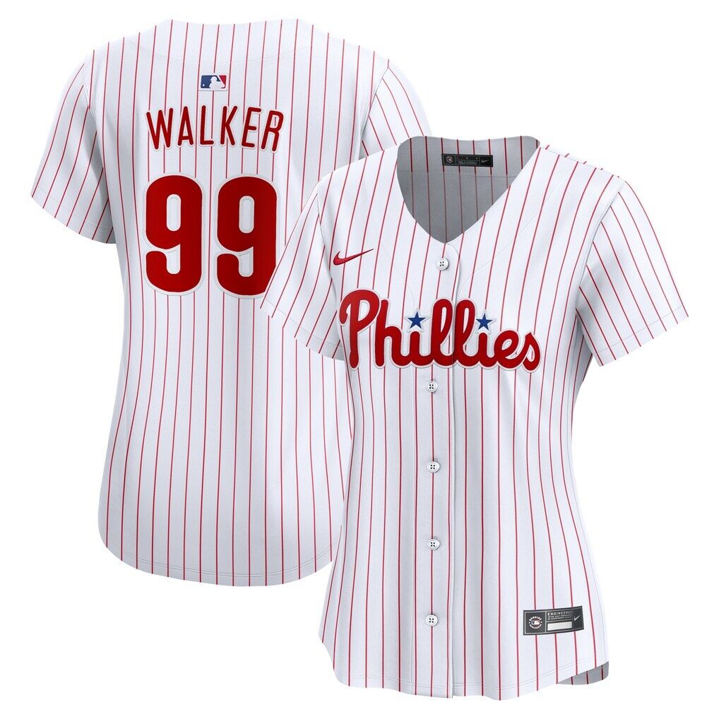Taijuan Walker Philadelphia Phillies Nike Women's Home Limited Player Jersey