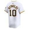 Bryan Reynolds Pittsburgh Pirates Nike Home Limited Player Jersey - White - Detail View