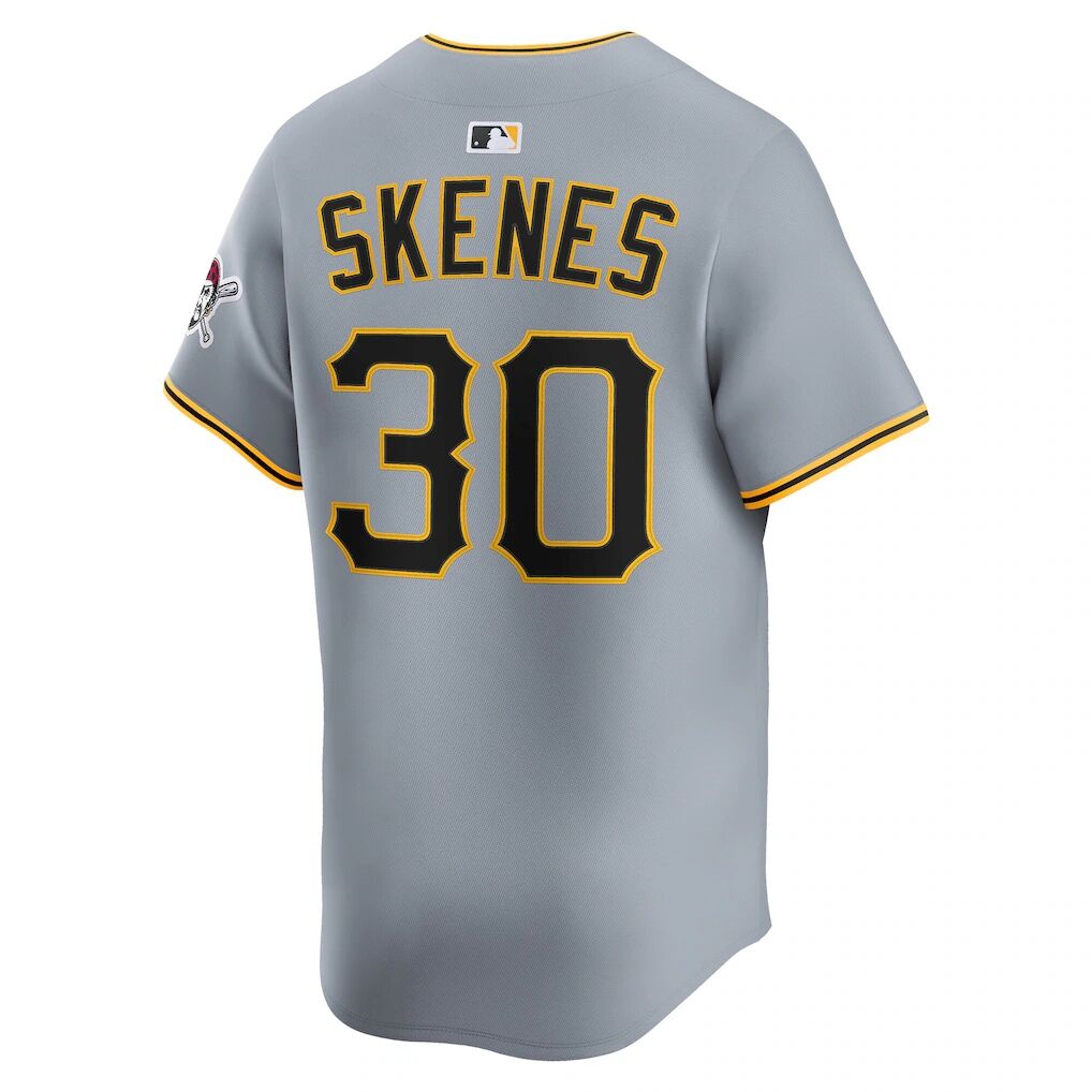 Paul Skenes Pittsburgh Pirates Nike Road Limited Player Jersey