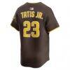 Fernando Tatis Jr. San Diego Padres Nike Road Limited Player Jersey - Brown - Detail View