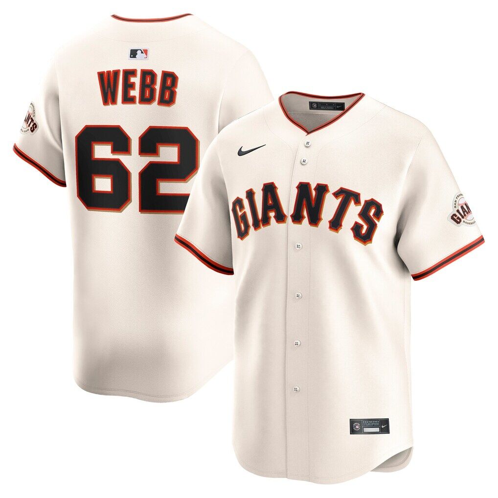 Logan Webb San Francisco Giants Nike Home Limited Player Jersey