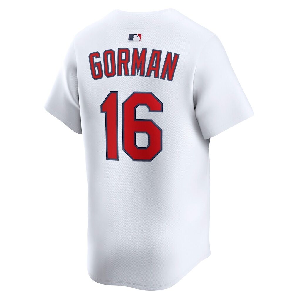Nolan Gorman St. Louis Cardinals Nike Home Limited Player Jersey
