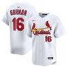 Nolan Gorman St. Louis Cardinals Nike Home Limited Player Jersey - White - Front View