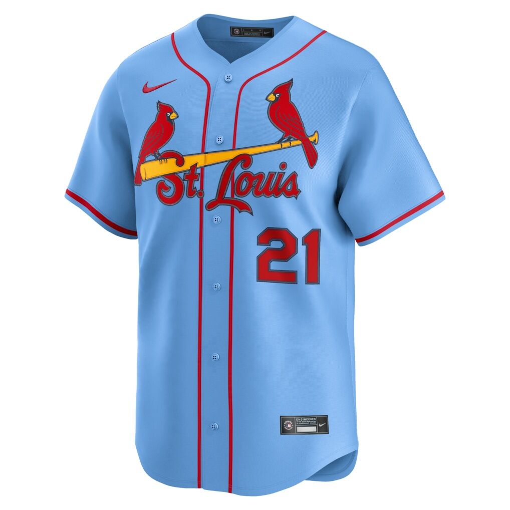 Lars Nootbaar St. Louis Cardinals Nike Alternate Limited Jersey - Light Blue