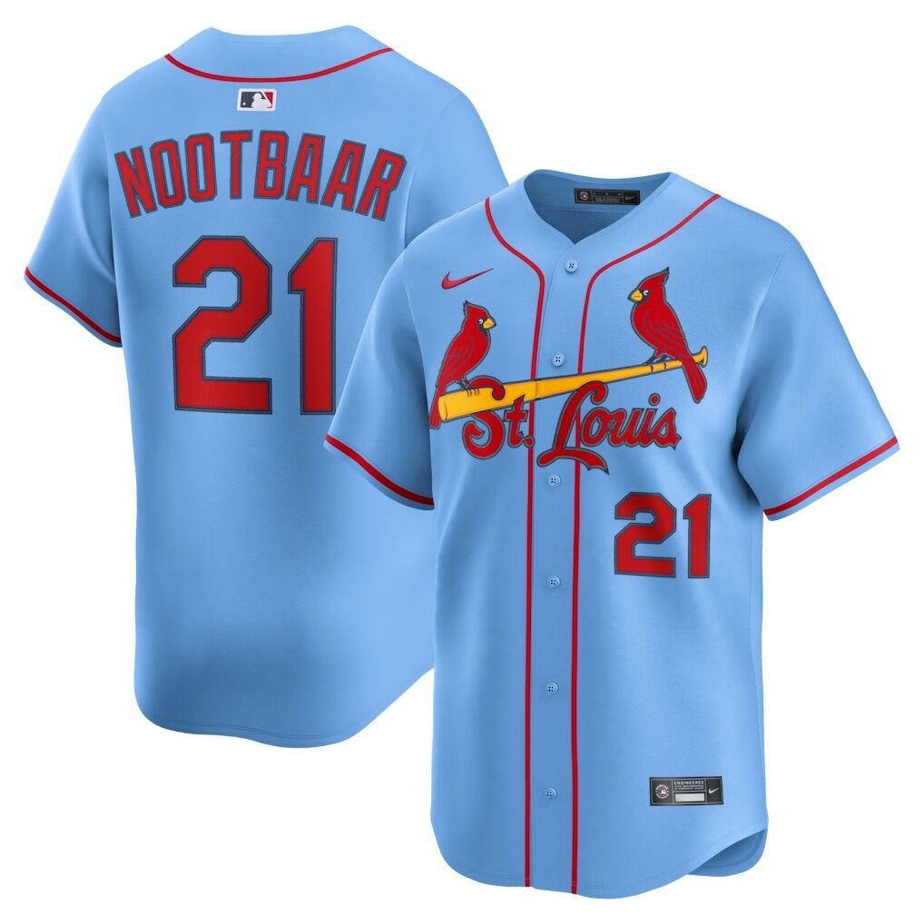 Lars Nootbaar St. Louis Cardinals Nike Alternate Limited Jersey - Light Blue