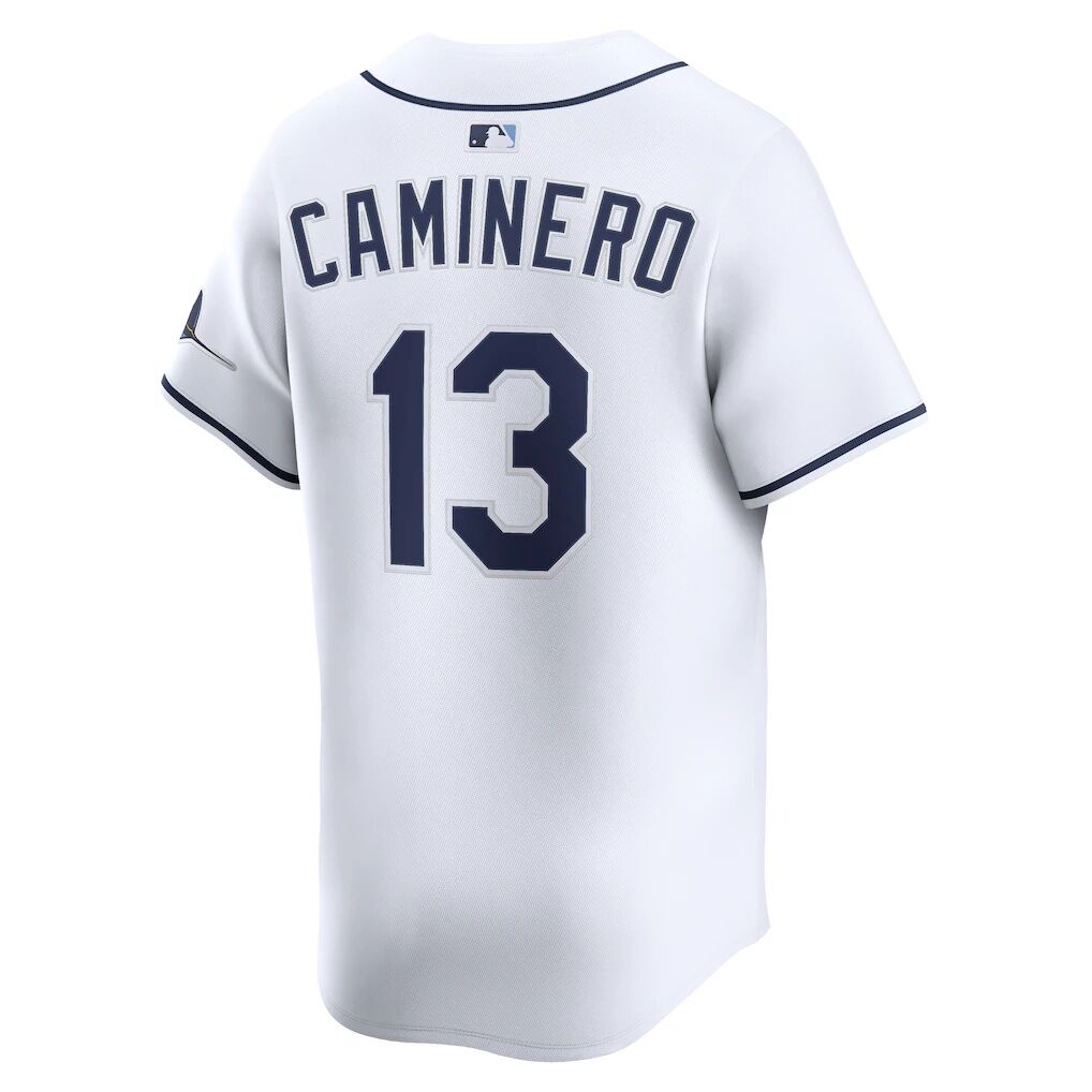 Junior Caminero Tampa Bay Rays Nike Home Limited Jersey