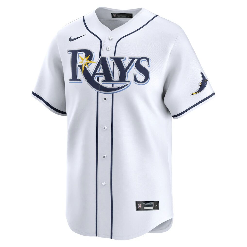 Junior Caminero Tampa Bay Rays Nike Home Limited Jersey