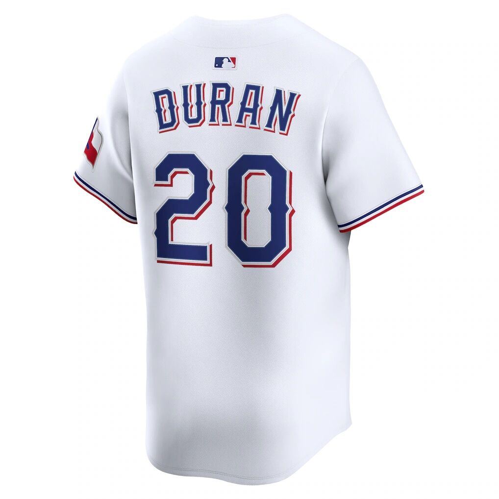 Ezequiel Duran Texas Rangers Nike Home Limited Player Jersey
