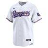 Ezequiel Duran Texas Rangers Nike Home Limited Player Jersey - White - Side View