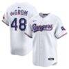 Jacob deGrom Texas Rangers Nike Home Limited Jersey - White - Front View