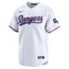 Jacob deGrom Texas Rangers Nike Home Limited Jersey - White - Side View