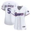 Corey Seager Texas Rangers Nike Women's Home Limited Player Jersey - White - Front View