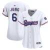 Josh Jung Texas Rangers Nike Women's Home Limited Player Jersey - White - Front View
