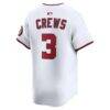 Dylan Crews Washington Nationals Nike Home Limited Player Jersey - White - Alt2