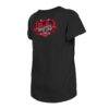D.C. United New Era Girls Youth Bubble Heart T-Shirt - Black - Detail View
