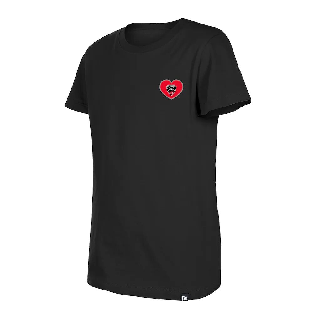 D.C. United New Era Girls Youth Bubble Heart T-Shirt