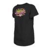 Nashville SC New Era Girls Youth Bubble Heart T-Shirt - Black - Detail View