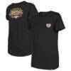 Nashville SC New Era Girls Youth Bubble Heart T-Shirt - Black - Front View