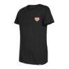 Nashville SC New Era Girls Youth Bubble Heart T-Shirt - Black - Side View