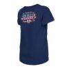 New York City FC New Era Girls Youth Bubble Heart T-Shirt - Navy - Detail View