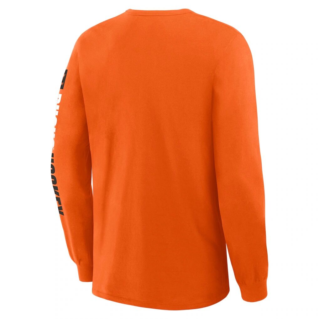Anaheim Ducks Fashion7 Goal Crease Legacy Long Sleeve T-Shirt