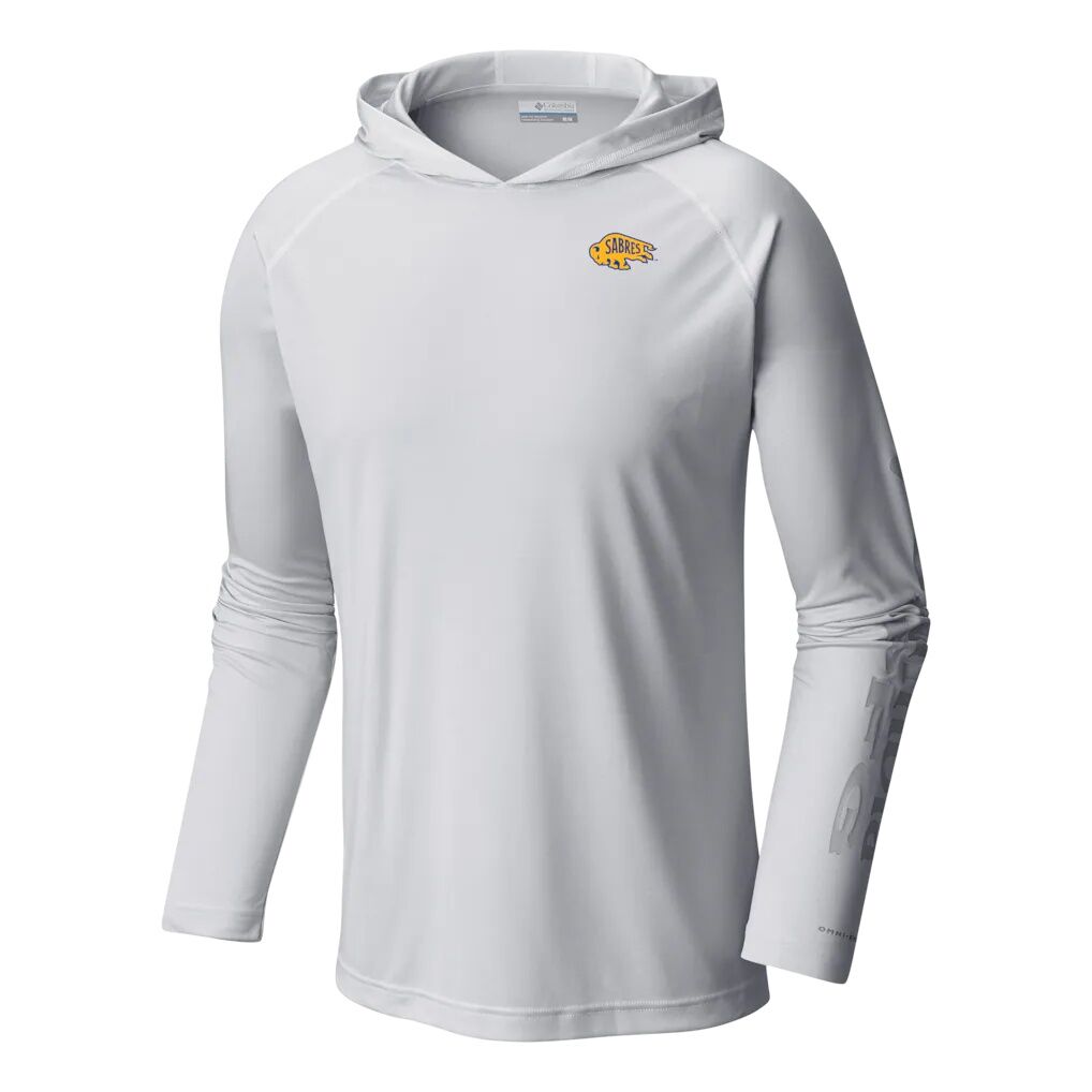 Buffalo Sabres Columbia Terminal Tackle Omni-Shade Raglan Pullover Hoodie