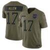 Josh Allen Buffalo Bills Nike 2025 Salute to Service Limited Jersey - - Front View