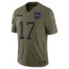 Josh Allen Buffalo Bills Nike 2025 Salute to Service Limited Jersey - - Side View