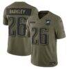 Saquon Barkley Philadelphia Eagles Nike 2025 Salute to Service Limited Jersey - - Front View