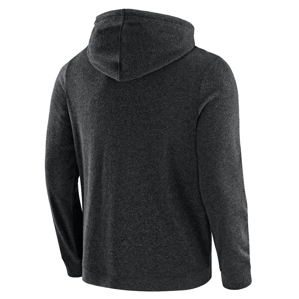 Houston Texans J. Palmer Players Lounge Tri-Blend Full-Zip Hoodie – Dark Heather Gray