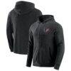 Houston Texans J. Palmer Players Lounge Tri-Blend Full-Zip Hoodie - - Front View