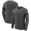 Houston Texans J. Palmer Players Lounge Raglan Tri-Blend Sweatshirt - - Front View