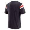 Houston Texans Darius Rucker Collection by Fashion7 Football Stripe Sleeve T-Shirt - Navy - Detail View