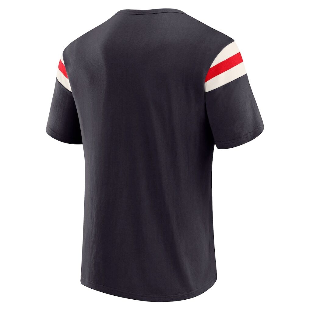 Houston Texans Darius Rucker Collection by Fashion7 Football Stripe Sleeve T-Shirt
