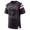 Houston Texans Darius Rucker Collection by Fashion7 Football Stripe Sleeve T-Shirt - Navy - Side View