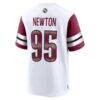 Jer'Zhan Newton Washington Commanders Nike Game Jersey - White - Detail View