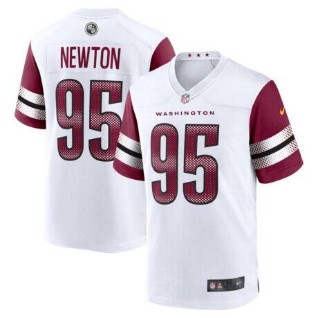Jer'Zhan Newton Washington Commanders Nike Game Jersey - White - Front View