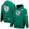 Boston Celtics Mitchell & Ness Hardwood Classics Team Origins Fleece Pullover Hoodie - - Front View
