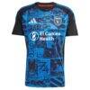 San Jose Earthquakes adidas 2025 Headliner Replica Jersey - Black - Detail View