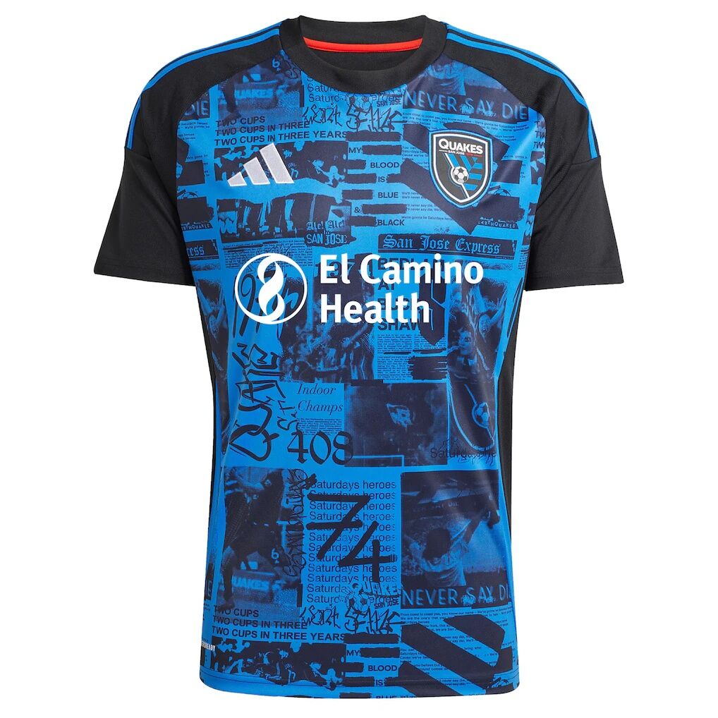 San Jose Earthquakes adidas 2025 Headliner Replica Jersey