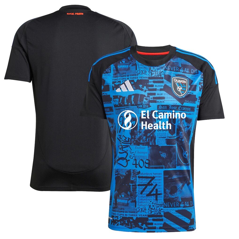 San Jose Earthquakes adidas 2025 Headliner Replica Jersey