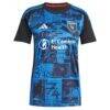 San Jose Earthquakes adidas Women's 2025 Headliner Replica Jersey - Black - Detail View