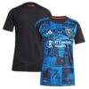 San Jose Earthquakes adidas Women's 2025 Headliner Replica Jersey - Black - Side View