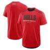 Chicago Bulls Fanatics Inbound Pass Play Practice T-Shirt - Red - Front View