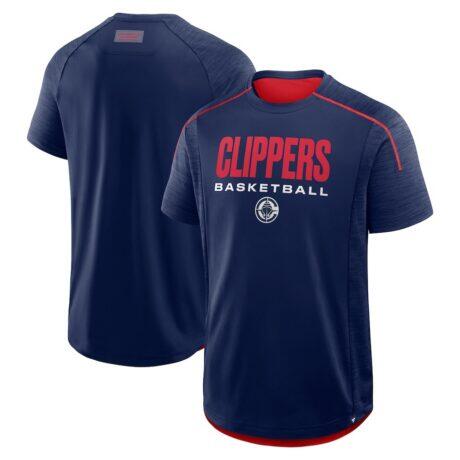 LA Clippers Fashion7 Inbound Pass Play Practice T-Shirt - Navy - Front View