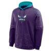 Charlotte Hornets Fashion7 Pick & Roll Defender Pullover Hoodie - Purple - Alt1